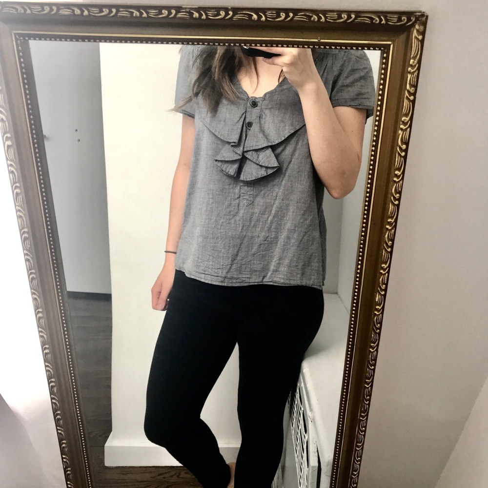 Marc by Marc Jacobs Blouse/Top Grey Sz 4